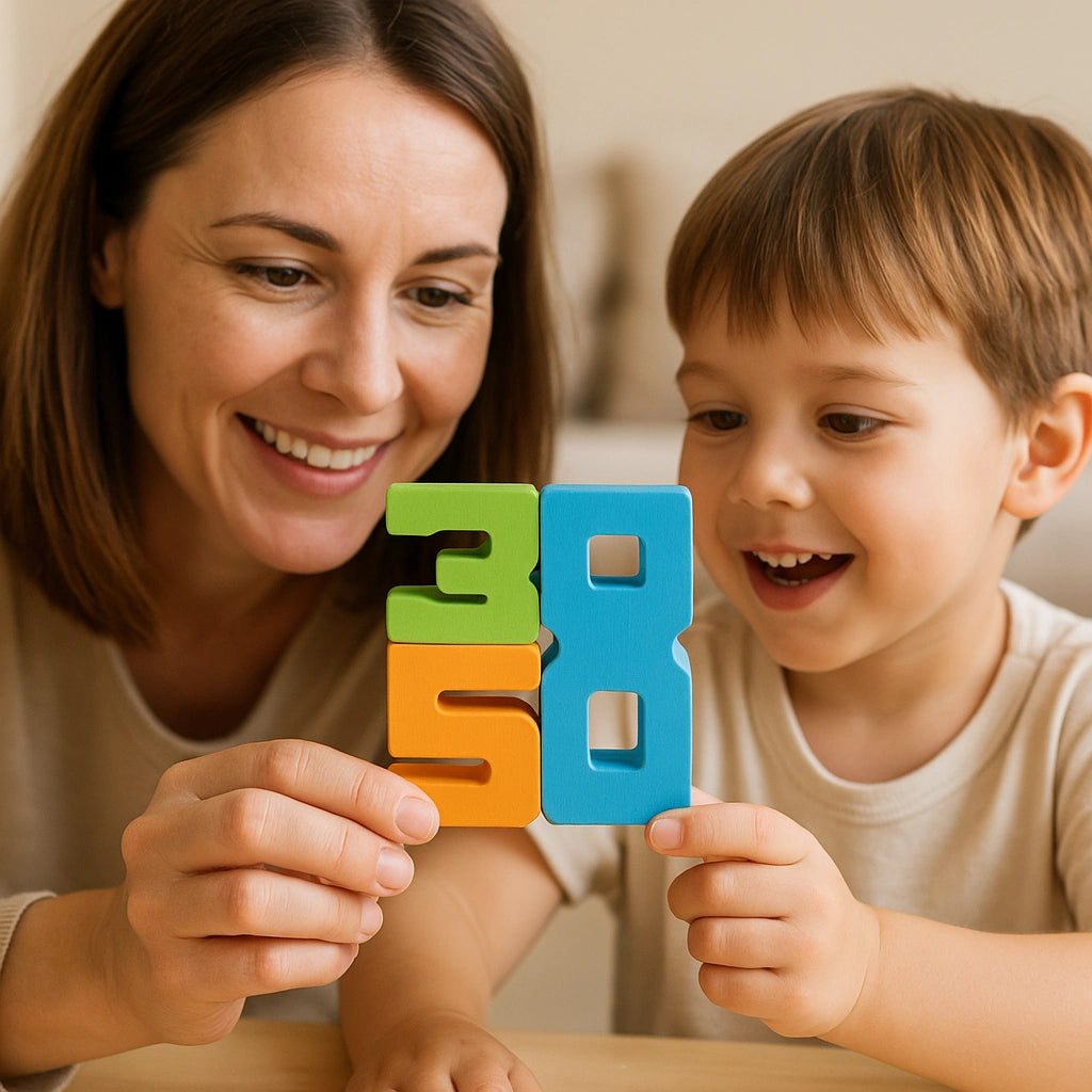 Kulematik® Ahşap Somut Matematik Seti – Montessori Tarzı Toplama & Çıkarma Öğren